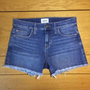 Hudson Gracie Shorts 25 dark blue raw hem